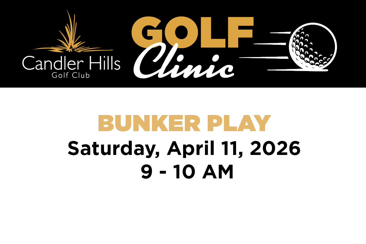 Bunker Play Golf Clinic at Candler Hills Golf Club