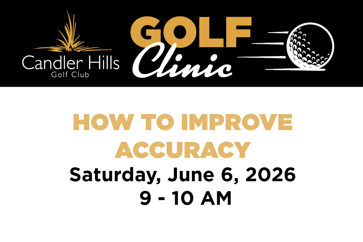 How to Improve Accuracy Distance Golf Clinic at Candler Hills Golf Club