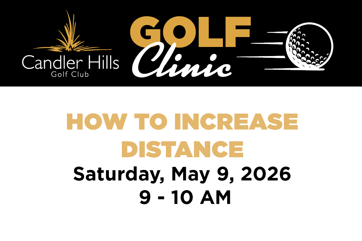How to Increase Distance Golf Clinic at Candler Hills Golf Club